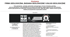 Desktop Screenshot of geologia.koniusza.progeo.pl