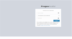 Desktop Screenshot of analisi.progeo.net